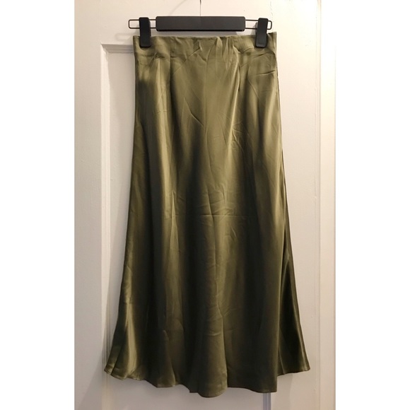 Quince Silk Slip Midi Skirt - Picture 6 of 6